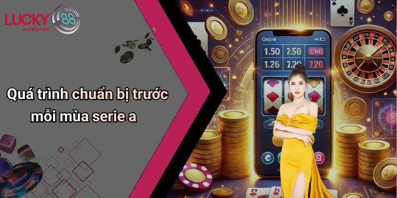 Quá trình chuẩn bị trước mỗi mùa serie a
